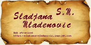 Slađana Mladenović vizit kartica